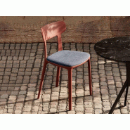 Lot de 6 chaises Canova avec revêtement tissu pour l'extérieur Lot de 6 chaises Canova avec revêtement tissu pour l'extérieur