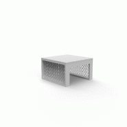 Table d'appoint THE FACTORY 50 x 50 - blanc