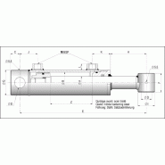 Vérins hydrauliques double effet