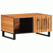 VidaXL Table basse 80x51x40 cm bois massif d'acacia Modèle Riviera Dining Moderne - 377457