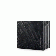 Bio Bamboo® - Serviette jetable, 25 x 25 cm, extrêmement douce, compostable, viscose de bambou, 1000 pièces, noir - noir Bambou BLK.102