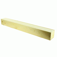 Boite rectangle bois 3 compartiments 100cm - Boite rectangle bois 3 compartiments 100cm -