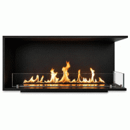 Cheminée au bioéthanol encastrable d'angle biocaminée d'angle 120x50 URANO120 DX TOPLINE - 8055829980295