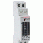 Compteur d'énergie monophasé 230v ac energy-230 micro ve321600