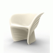 Fauteuil lounge in & out Biophilia - crème