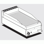 Fry-Top à gaz rainurée en ACIER - Série 600 - L400 | Lotus - FTRT-64G