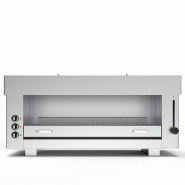 Mastro Salamandre électrique avec 3 éléments chauffants, 9,6 kW 1290x430x600 mm - VIRTUS - inox AJH0026