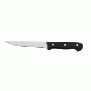 METRO PROFESSIONAL Couteau à désosser Universal knives, acier inoxydable, 16 cm, noir - noir inox 4067373664327