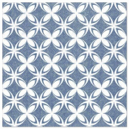 Papstar 50 serviettes ROYAL Collection 1/4 de pli 40 cm x 40 cm Delft - bleu papier 88526