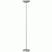UNILUX Lampadaire à éclairage indirect Dely 2.0, à LED, coloris gris métal - 3595560031818