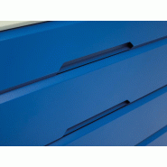 Servante roulante Verso - 2 tiroirs, portes, dessus multiplis - 800x600x980mm_1