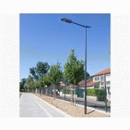 Mât d'éclairage public cylindro-conique alizea 13 / en acier galvanisé_1