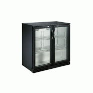 Arrière bar réfrigérée noir 2 portes l900 7455.1305 COMBISTEEL