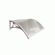 AUVENT - MARQUISE PORTE D'ENTRÉE VALENTINE - COLORIS STUCTURE - TRANSLUCIDE, LONGUEUR TOTALE - 120 CM, PROFONDEUR TOTALE - 70 CM AUVENT - MARQUISE PORTE D'ENTRÉE VALENTINE - COLORIS STUCTURE - TRANSLUCIDE, LONGUEUR TOTALE - 120 CM, PROFONDEUR TOTALE - 70 CM