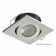 Collerette Carrée Alu brossé pour COMA - TBC101BS - SOLUM Collerette Carrée Alu brossé pour COMA - TBC101BS - SOLUM