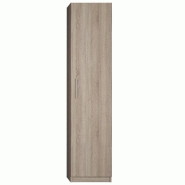 ARMOIRE DE RANGEMENT 1 PORTE CHÊNE LARGEUR 50 X 50 CM PROFONDEUR