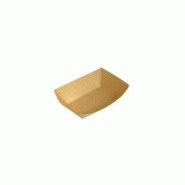COVR Barquette rectangulaire kraft 125 ml (250 unités) - 3701621910620 COVR Barquette rectangulaire kraft 125 ml (250 unités) - 3701621910620