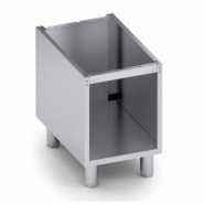 Cuistance Support inox professionnel 400 x 610 mm pour appareil à poser – pieds réglables - inox 4P700EN