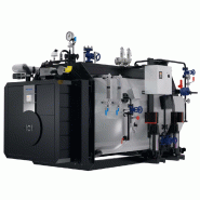 Production de vapeur ECOVAPOR 1000kg/h à 3000kg/h, Pression 12 bar,  Rendement 96%, Ultra Bas NOx, brûleur intégré