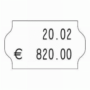 Étiquette Meto 32x19mm - blanc standard - boîte de 30000 étiquettes pour étiqueteuse Meto