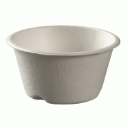 Gobelet boisson chaude Bodega bagasse laminée blanche 180ml - par 300