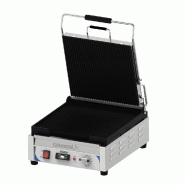 Grill panini xl premium plaques rainurées - avec plaques 360x360 mm... - PCGPRRXLPT