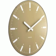 Horloge murale en polypropylène Realista Dome vert Karlsson - vert 8714302771682 Horloge murale en polypropylène Realista Dome vert Karlsson - vert 8714302771682