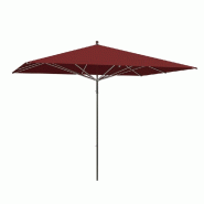 Parasol pour terrasse Pro Moorea rect.300x200cm armature+toile+ housse-bordeaux