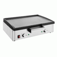 Plancha électrique lisse en FONTE - L 615 mm | Buffalo - HT762