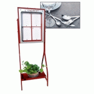 Porte menu exterieur pied plateau lumineux provence jurine_0