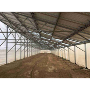 Serre pour l'exploitation au maximum  de l'irradiation solaire - Multisunart monopente
