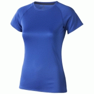 T-shirt Cool Fit manches courtes femme Niagara - polyester respirant 145 g/m² - détails réfléchissants T-shirt Cool Fit manches courtes femme Niagara - polyester respirant 145 g/m² - détails réfléchissants