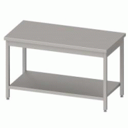 Table centrale basse avec étagère 1000x700x600 mm à monter - P954257100