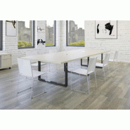 Table de réunion 8 à 10 places - extension-140-x-140-cm Table de réunion 8 à 10 places - extension-140-x-140-cm