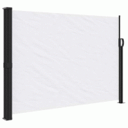 VidaXL Auvent latéral rétractable blanc 140x500 cm Modèle Ventura Select - 4004421