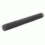 Vidaxl grillage acier avec revêtement en pvc 25x1,5 m gris 143658 Vidaxl grillage acier avec revêtement en pvc 25x1,5 m gris 143658