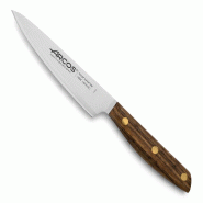 ARCOS Nórdika - Couteau de chef 14 cm en acier inoxydable Nitrum. Poignée Ovengkol - marron ARCPRO000-165400
