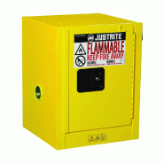 Armoire de sécurité de paillasse pour inflammables Sure-Grip EX Justrite - 56 x 43 x 43 cm / Automatique