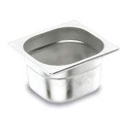 Bac GN Gastro 1/6 Inox - Hauteur 100 mm - Résistant et modulaire - Marque Lacor_0