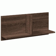 Helloshop26 - Armoire murale design moderne rangement flottant 70 x 16 x 30 cm en bois d'ingénierie chêne marron 02_0050583 - marron Bois massif 300