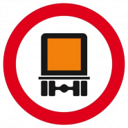 Interdit aux transports de matieres dangereuses d.300mm TALIAPLAST | 622285 Interdit aux transports de matieres dangereuses d.300mm TALIAPLAST | 622285