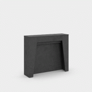 Itamoby Console Extensible 90X25/211 Cm Anea Anthracite - noir VE09025COANEA-AN