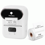 Mini Imprimante Bluetooth Portable Sans Encre Pour Étiquettes Rapides Et Faciles Blanc YONIS - blanc 3615616969107 Mini Imprimante Bluetooth Portable Sans Encre Pour Étiquettes Rapides Et Faciles Blanc YONIS - blanc 3615616969107