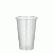 Papstar 6000x gobelets en plastique (PP), 0,2 l Ø 7,03 cm · 9,9 cm transparent - transparent plastique polypropylène 0781365572776