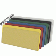 Pochette pour étiquettes autocollante double ouverture 50x105 - Lot de 50 - Couleurs variées Pochette pour étiquettes autocollante double ouverture 50x105 - Lot de 50 - Couleurs variées