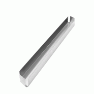 Schneider - Porte-enveloppe, acier inoxydable, 600 x 67 x 40 mm - argenté inox 172530