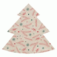 Serviettes forme sapin 100% recycle cometes rouge & vert (144 unités) MESA BELLA - rouge papier 3701168940234 Serviettes forme sapin 100% recycle cometes rouge & vert (144 unités) MESA BELLA - rouge papier 3701168940234