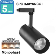 Spot led 30w monophasé 24° cct - réf spotmmayancct