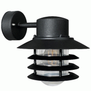 Applique murale luminaire VEJERS Down Métal Seaside noir H. 23 IP54 Nordlux-Extérieur - noir 5704924022234