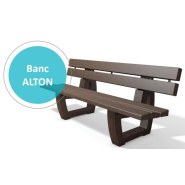 Banc en 100% plastique recyclé - ALTON